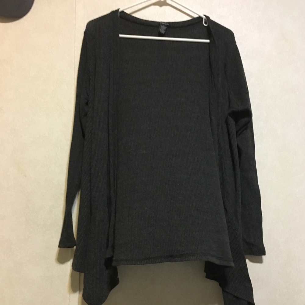 Classic grey cardigan